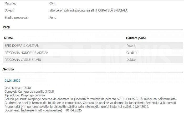 Anunț de ultimă oră despre moștenirea lui Silviu Prigoană / Adriana Bahmuțenu a sesizat autoritățile