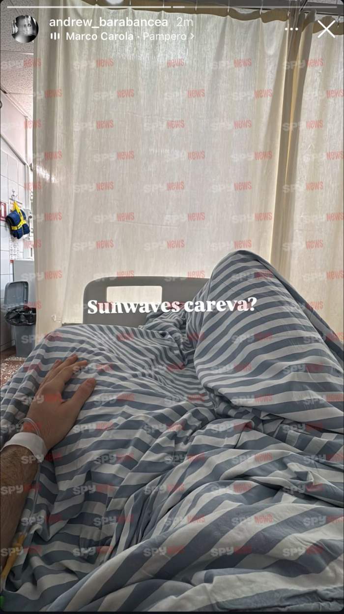 Andrew Barabancea la spital