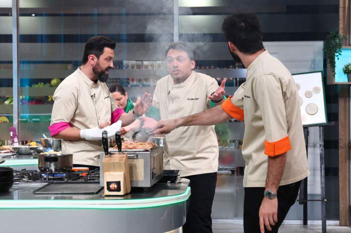Diseară, la Chefi la cuțite: amuleta lui Chef Ștefan Popescu lovește puternic bancurile adverse. Tunicile portocalii trec printr-un moment critic