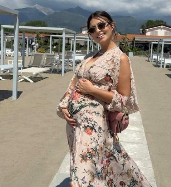 sabina, sora lui gabi badalau, gravida la mare