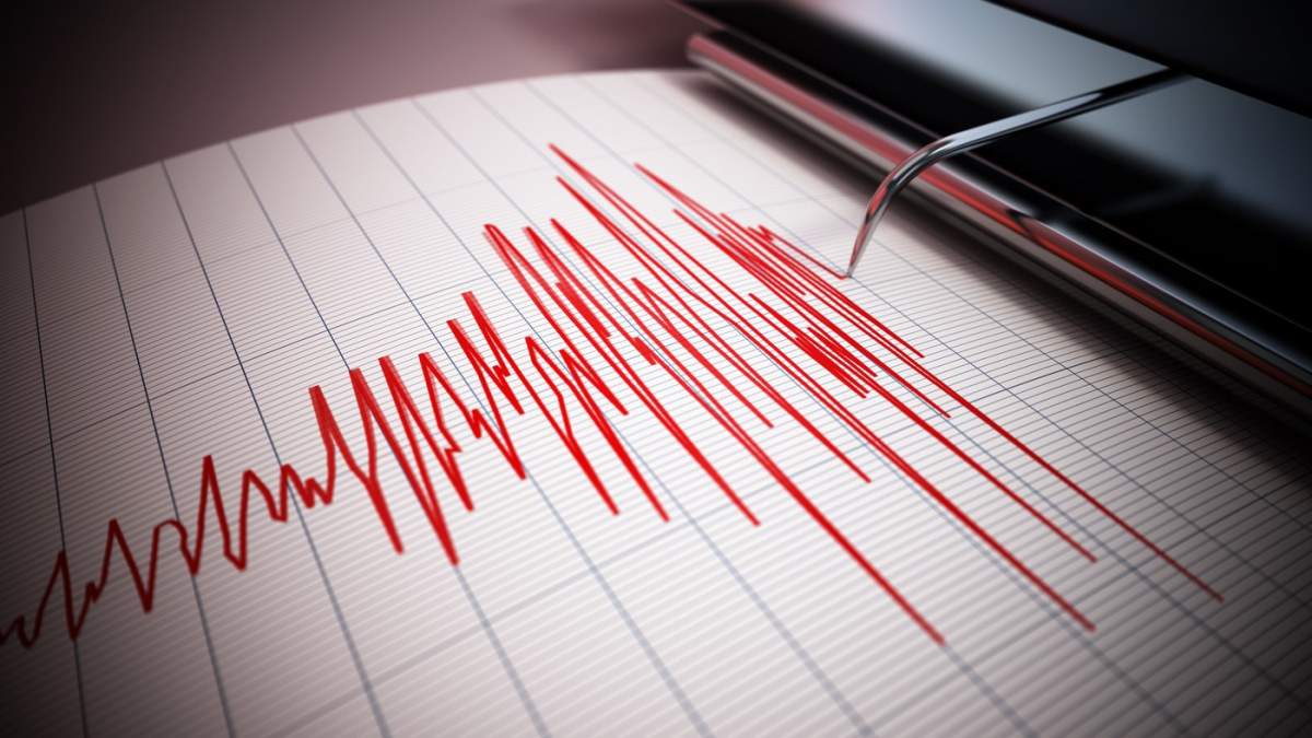 Date seismografice ale unui cutremur mare. Undele seismice pe pagina de raport