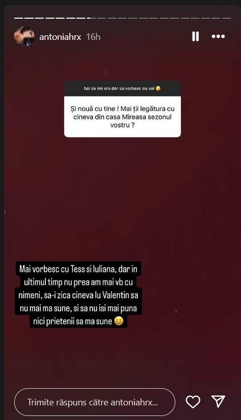 antonia si valentin mireasa
