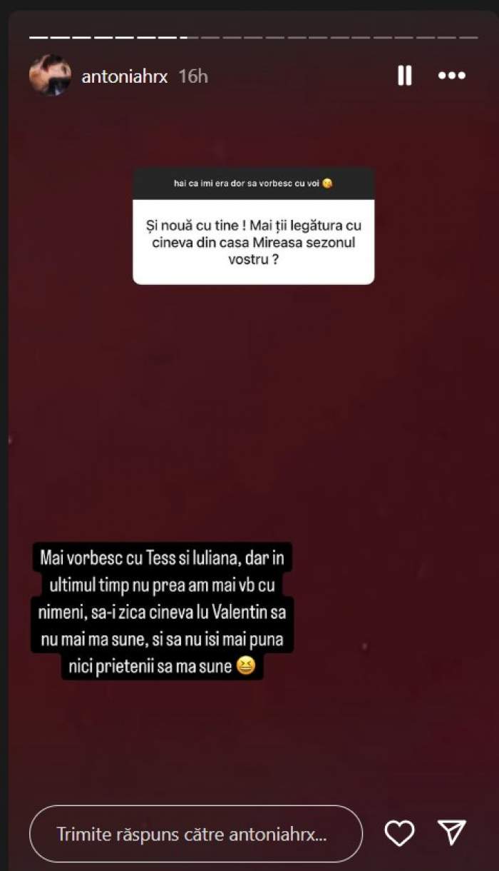 antonia si valentin mireasa