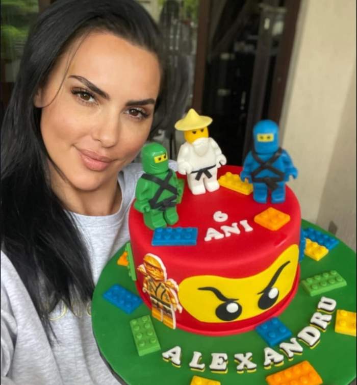 Lavinia Pîrvă și fiul ei