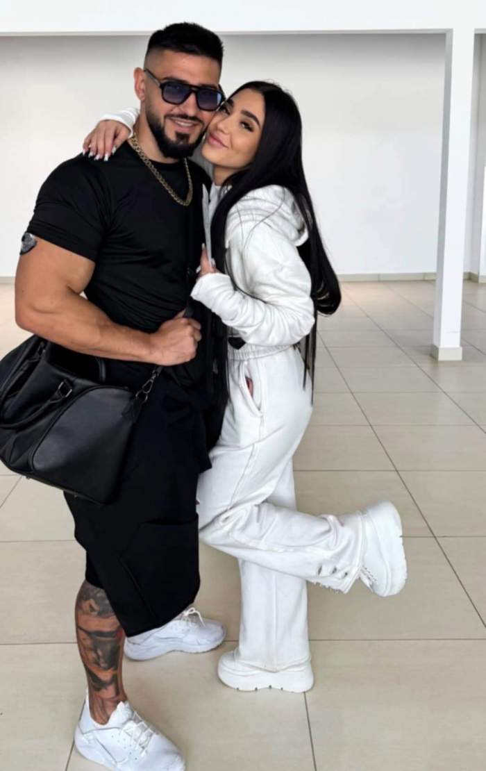 bogdan mocanu si iubita lui in aeroport