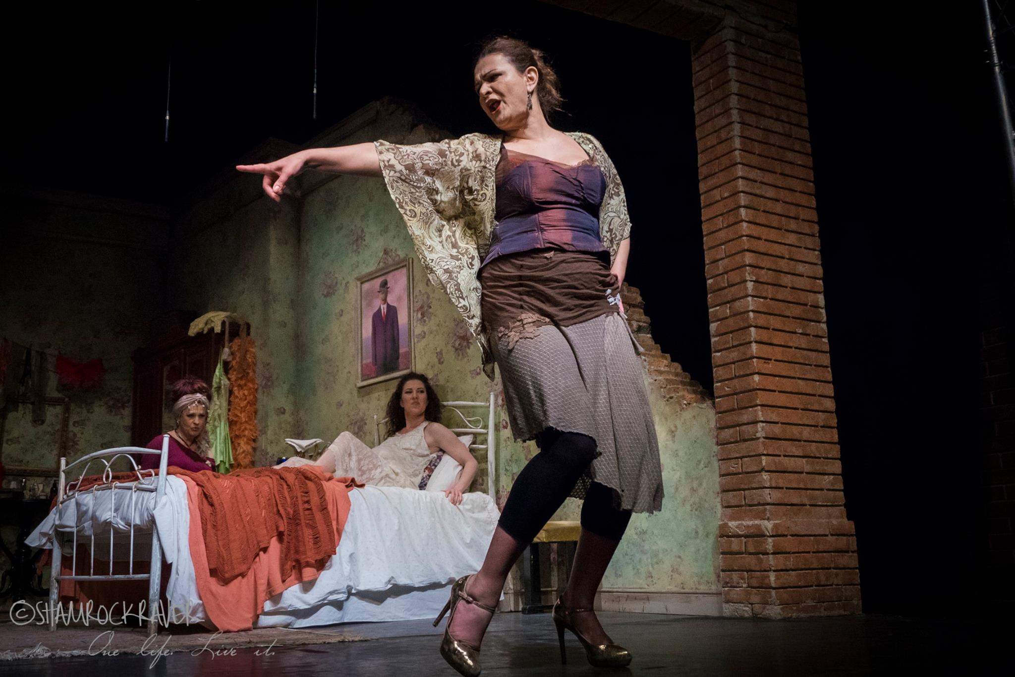 Maria Buză pe scena teatrului