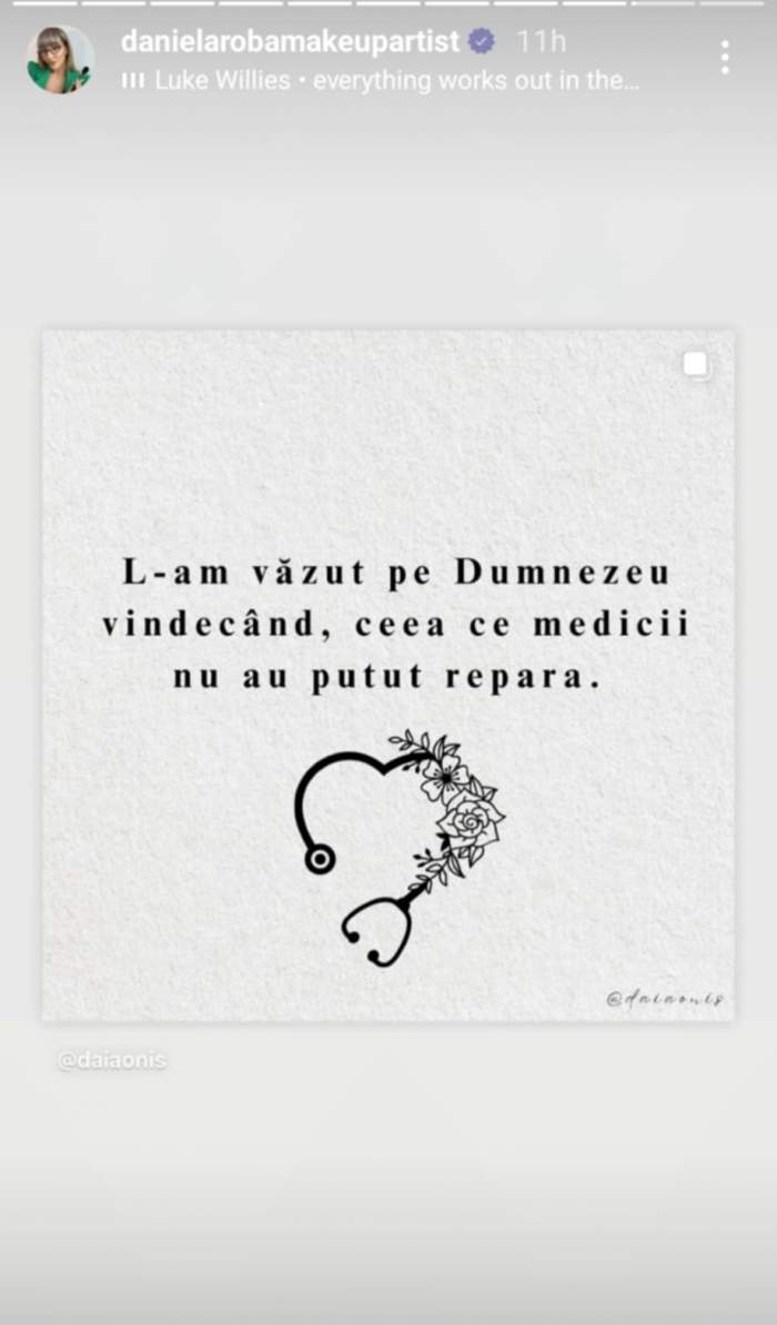mesajul transmis de Dana Roba