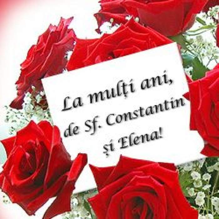 felicitare pentru sfinții Constantin și Elena