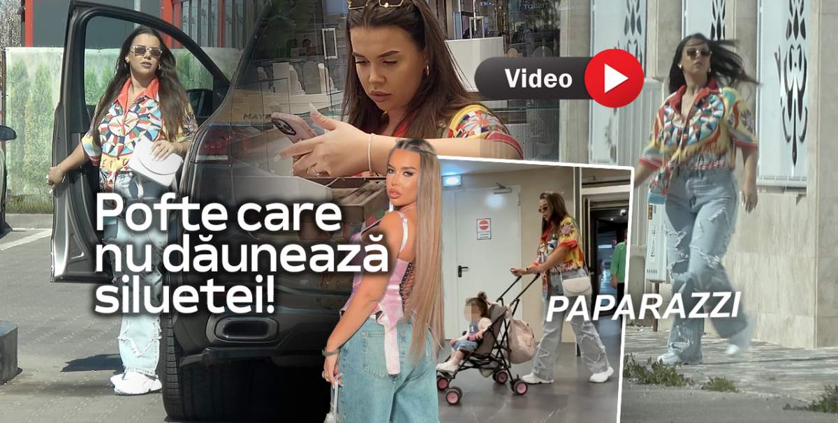 Graviduța Andra Volos are pofte! Dar nu de orice fel! Paparazzii Spynews.ro au surprins-o în acțiune!