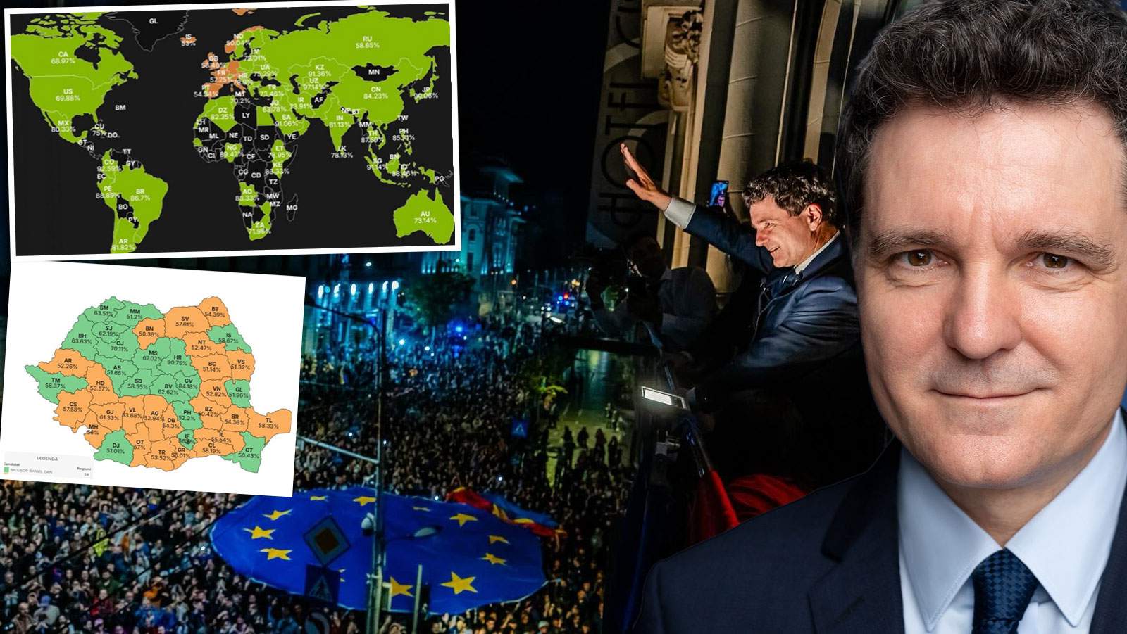 Nicușor Dan - președinte. Câți români l-au votat. Ce lideri mondiali i-au transmis mesaje de felicitare