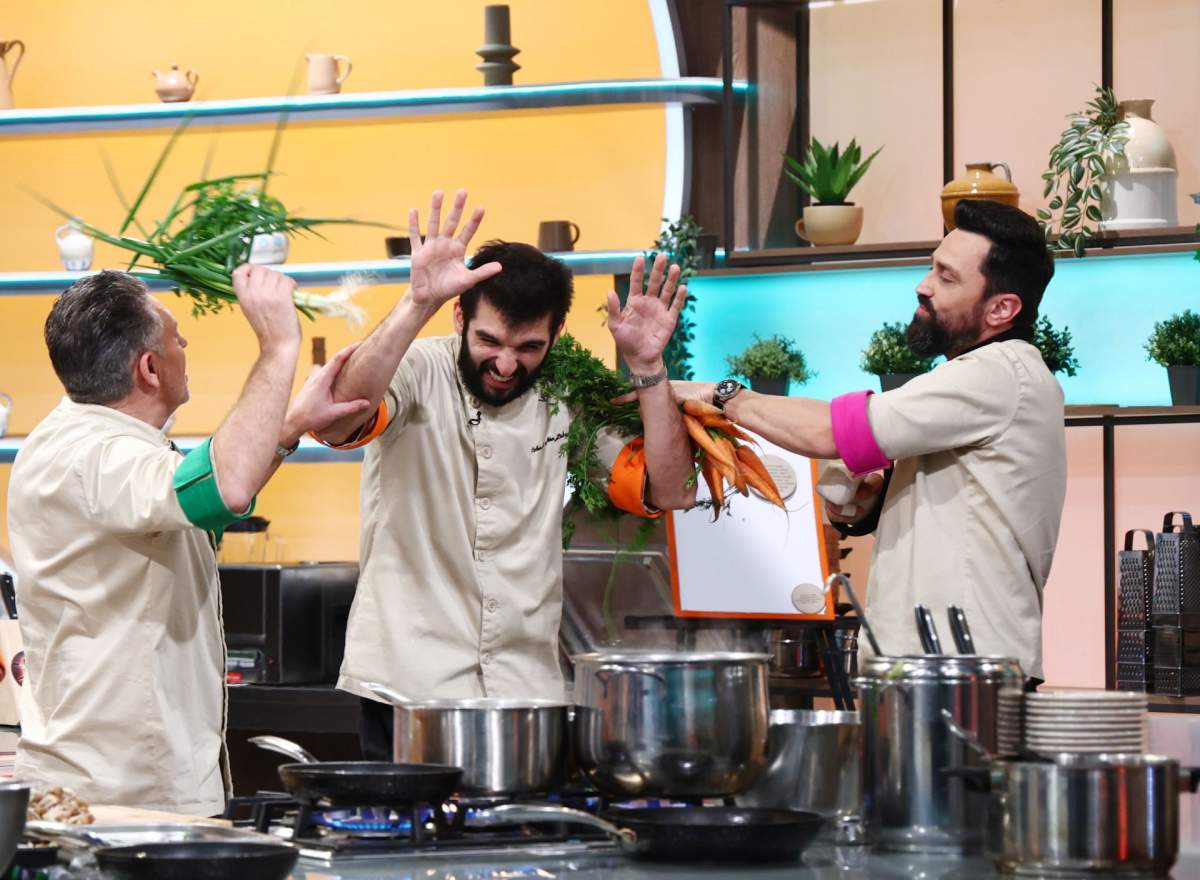 Chef Richard și Chef Sautner se duelează-n amulete, la battle-ul de diseară. Ochelarii speciali aduc confuzie în bucătăria Chefi la cuțite