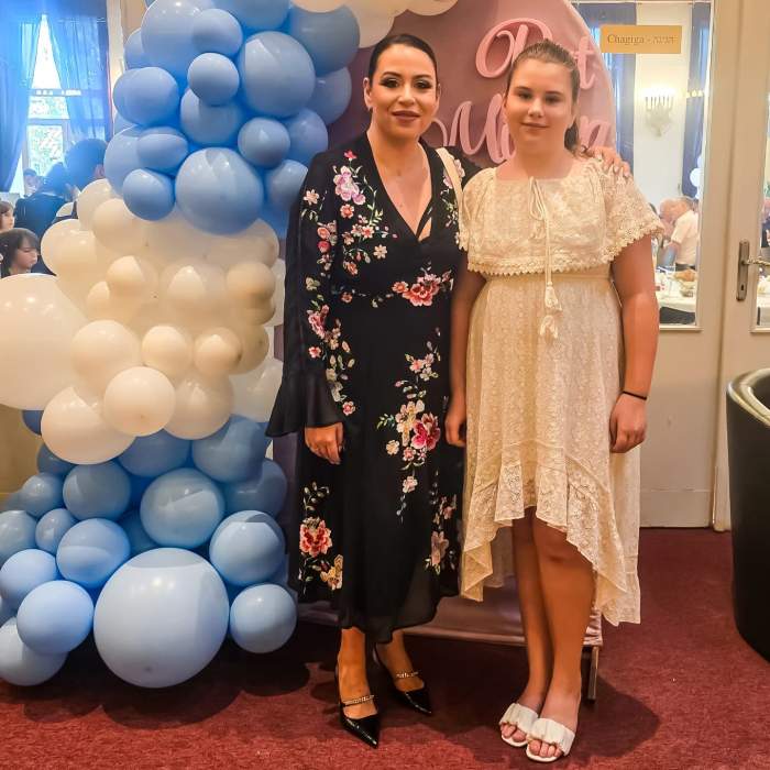 Oana Roman si fiica ei, Isabela