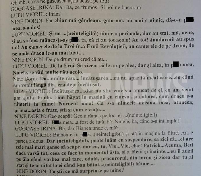 Polițiștii torționari, azi, la CCR! Iritați de interceptările din dubă / DOCUMENTE