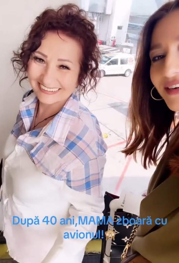 Claudia Pătrășcanu cu mama ei