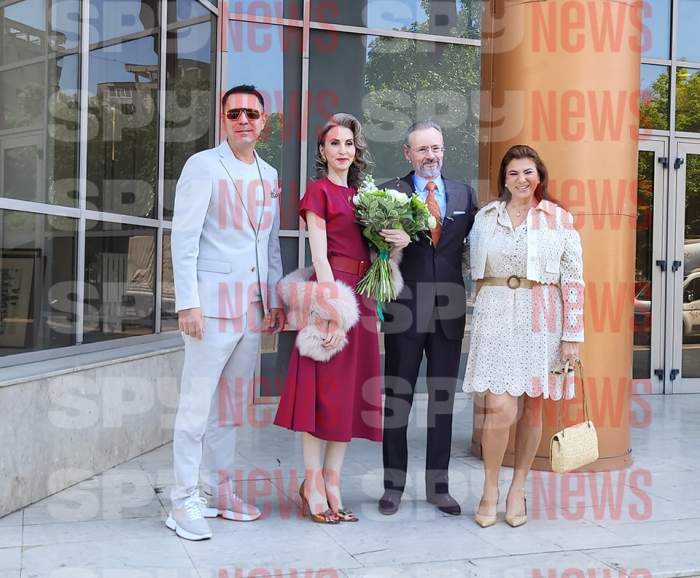 Mihaela Borcea și iubitul, prezenți la nunta lui Mihai Albu cu Elena. Ce le-au transmis mirilor: „Finul meu...”