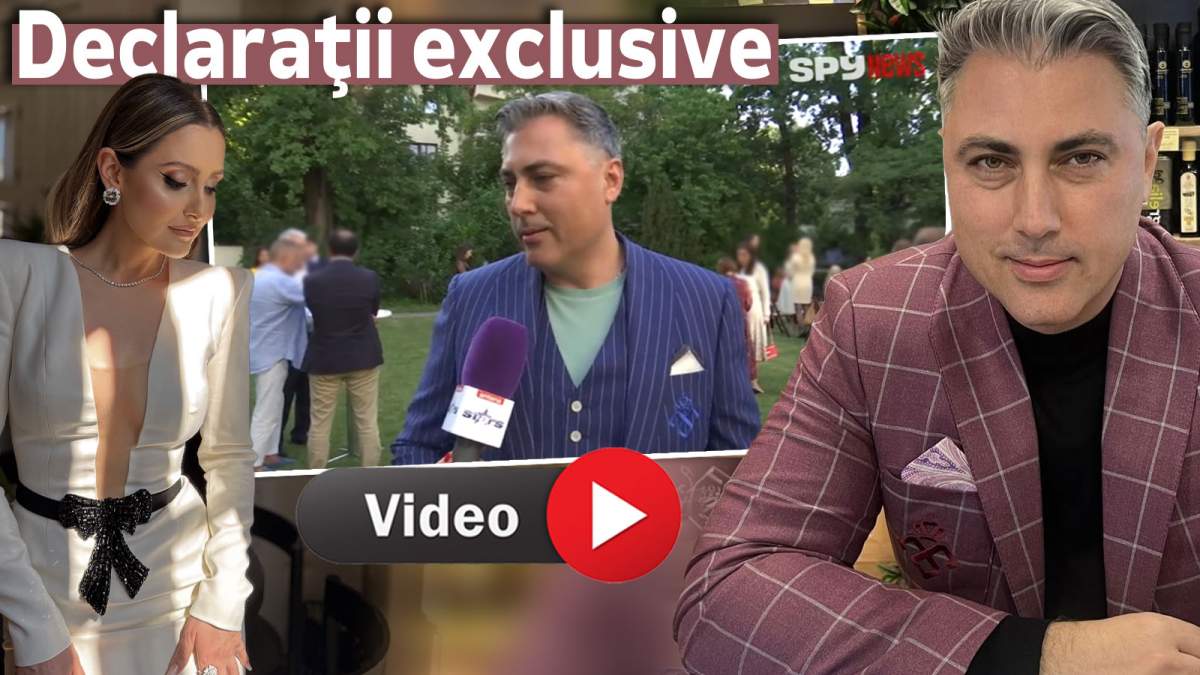 Alexandru Ciucu îi dă replica Alinei Sorescu! Ce spune designerul după ce fosta soție l-a acuzat că apelează la apariții aranjate /VIDEO