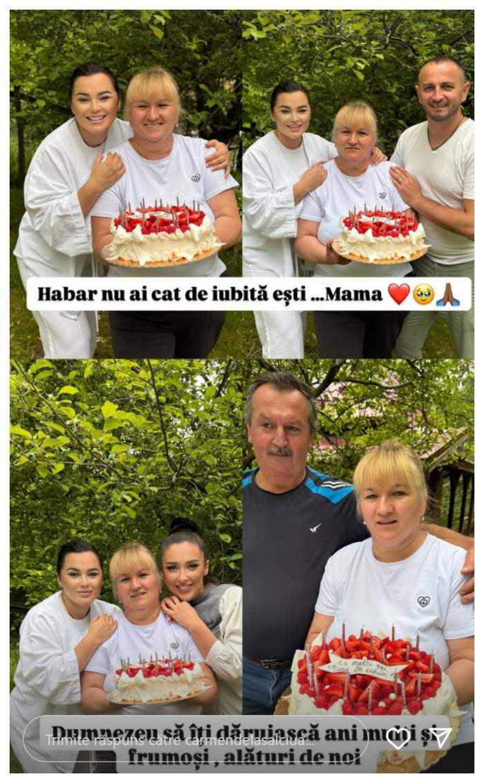Carmen de la Sălciua, surpriză pentru ziua de naștere a mamei sale. Cum a petrecut cântăreața alături de familia sa: „Cât de iubită ești”