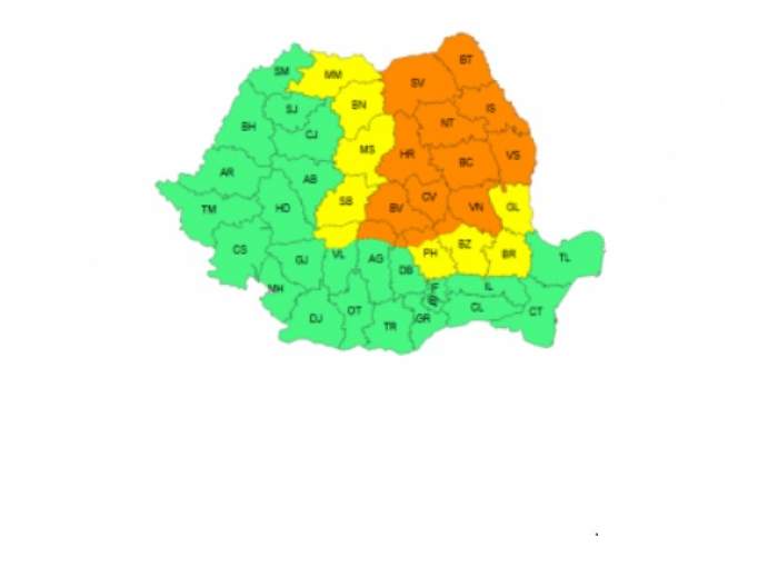 harta romaniei atentionari anm