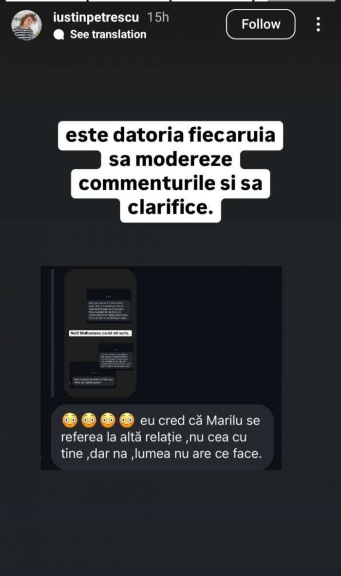 mesajul lui Iustin Petrescu