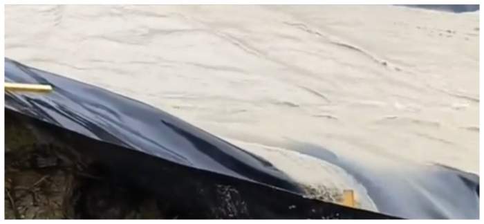 Imagini catastrofale de la Salina Praid. Zona turistică şi mina Telegdy au fost inundate / FOTO