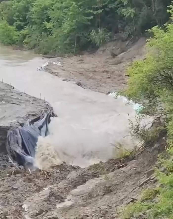 Salina Praid inundată