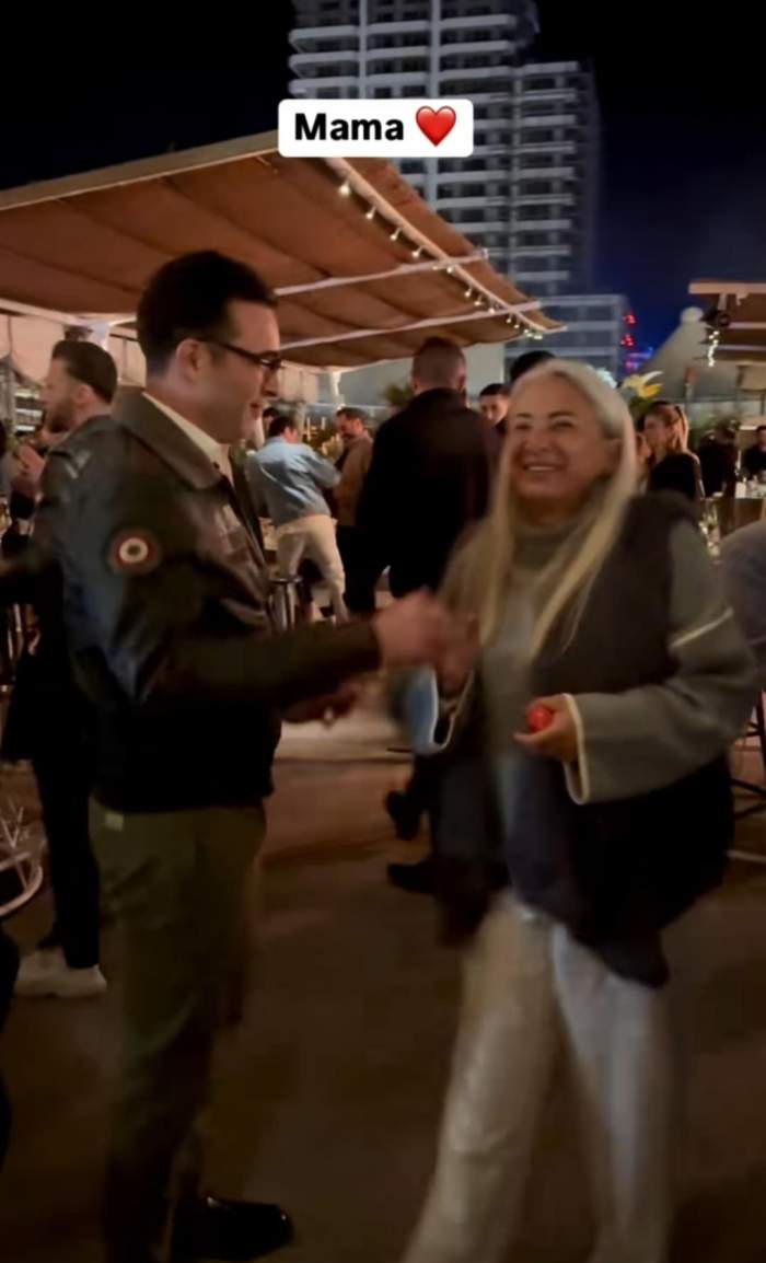 Radu Mazăre Jr. și mama  lui