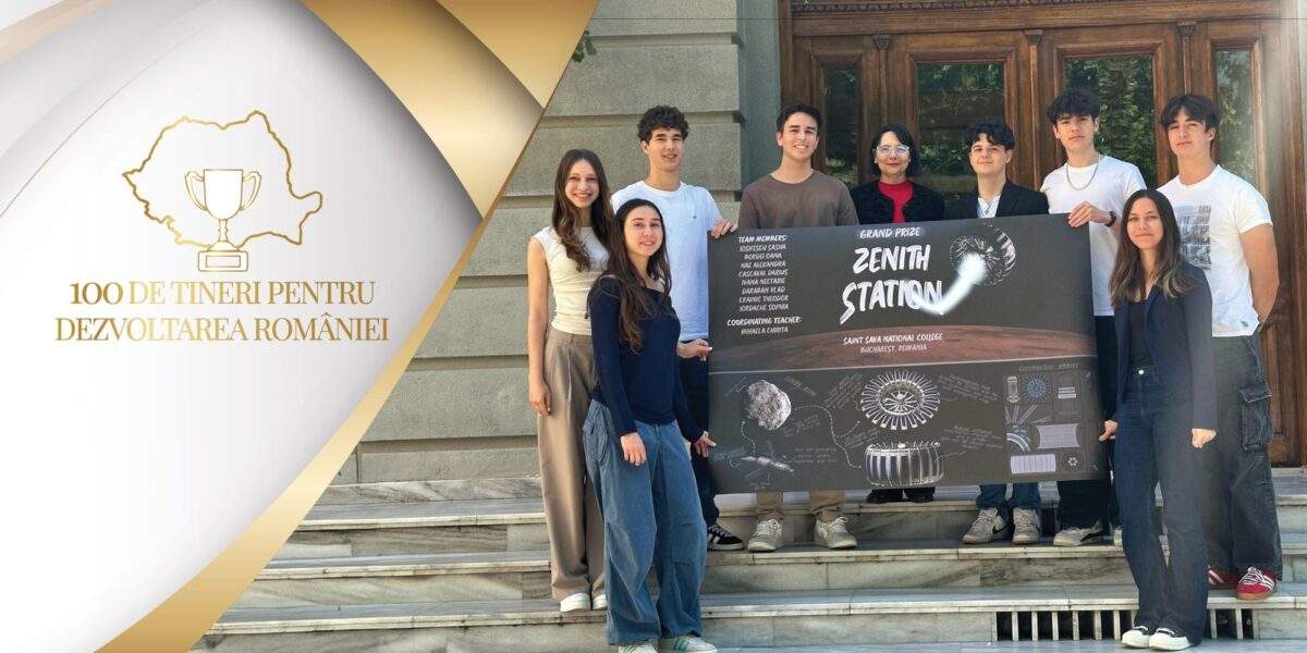 România cucerește spațiul. Echipa Zenith a uimit NASA, a câștigat Marele Premiu la NSS pentru o stație spațială și s-a înscris în campania „100 de tineri pentru dezvoltarea României” a Fundației Dan Voiculescu