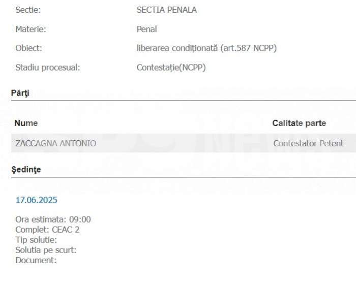 Când iese din pușcărie italianul care a îngrozit România / Decizie de ultimă oră