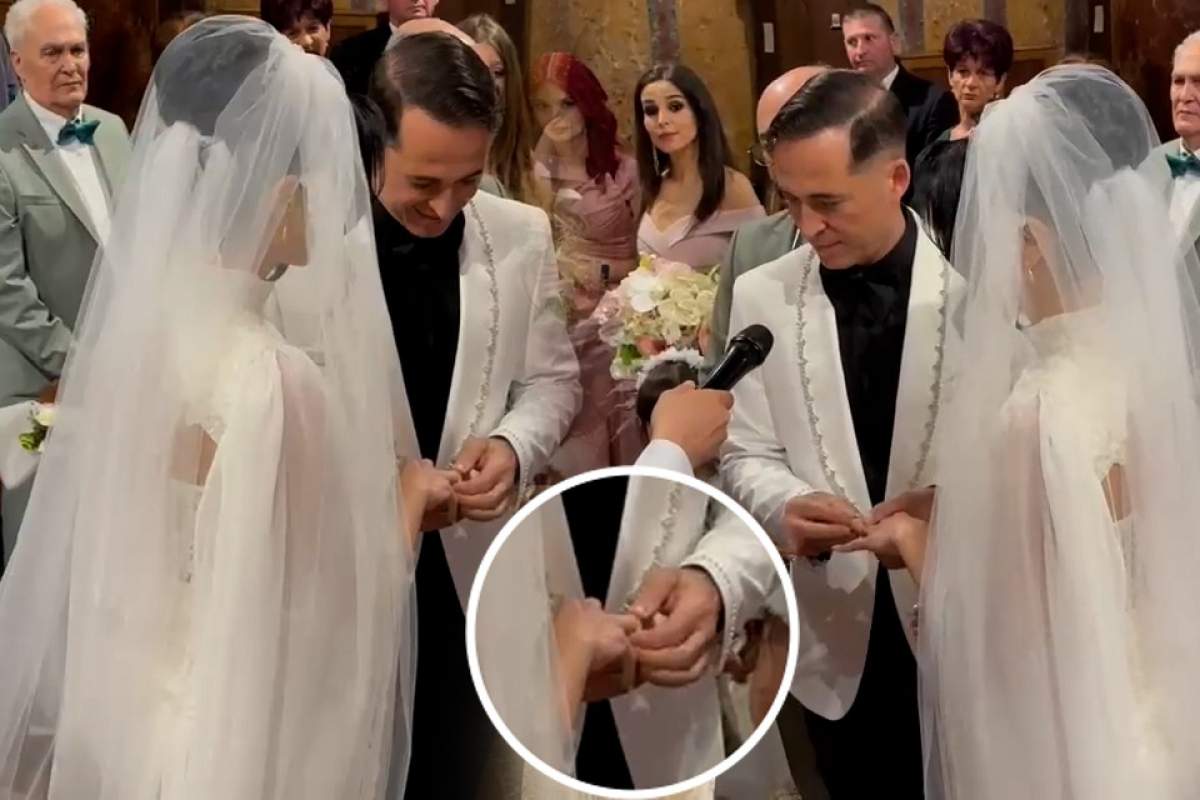 Dinu Maxer a avut probleme în a-i pune verigheta pe deget iubitei lui. Cum a reacționat Magdalena Chihaia: „Să fie sigur că nu dau inelul jos”
