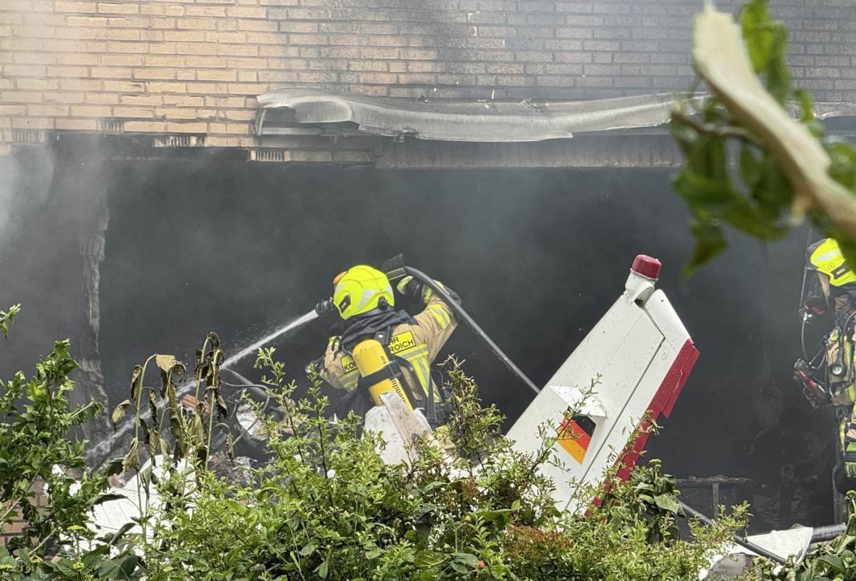 avion prăbușit în Germania