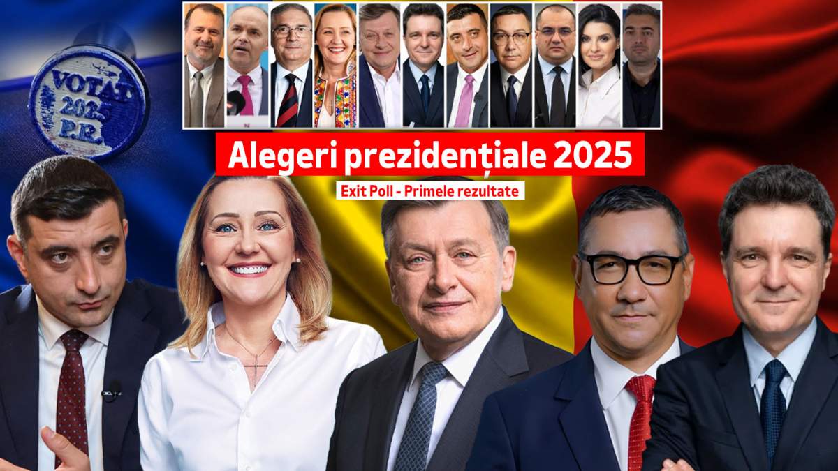 Exit Poll ora 21:00. Primele rezultate ale alegerilor prezidențiale 2025. Cine intră în cursa finală pentru Cotroceni
