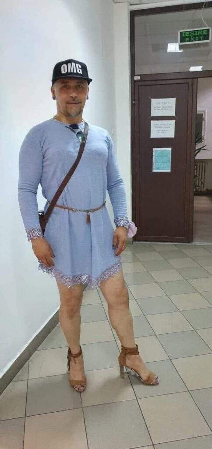 Polițistul local în rochiță, atacat la poșetă / Veste teribilă, în dosarul de hărțuire