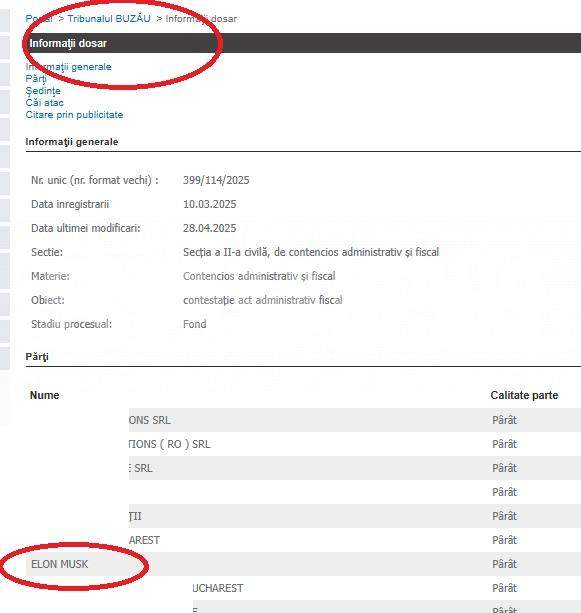 Elon Musk și Vladimir Putin, colegi de dosar, la Judecătoria Buzău / Cine i-a chemat în fața instanței!