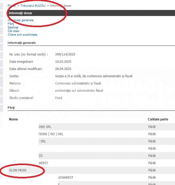 Elon Musk și Vladimir Putin, colegi de dosar, la Judecătoria Buzău / Cine i-a chemat în fața instanței!