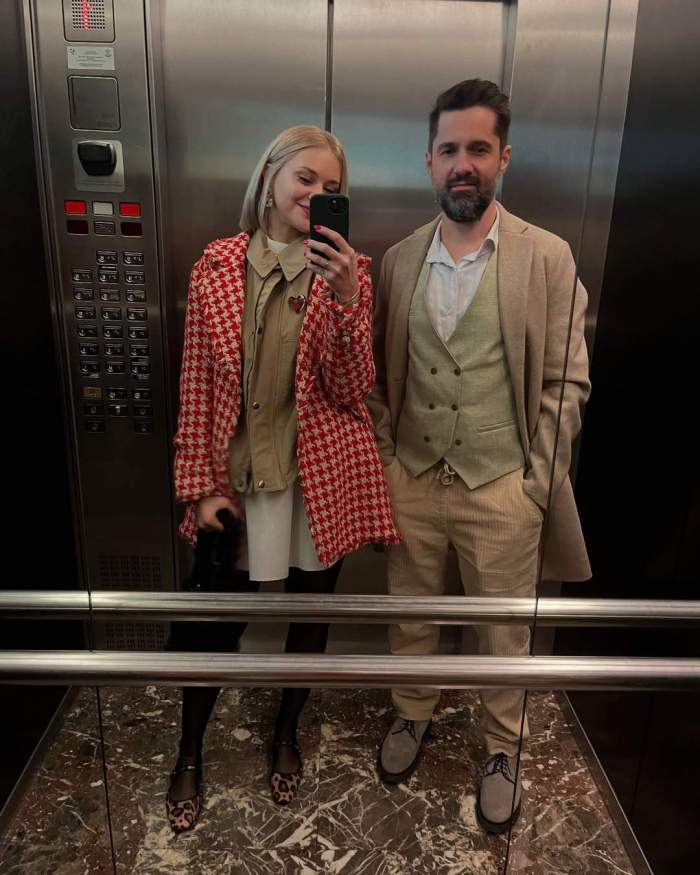 Bianca Purcărea și soțul ei, Robert Magheți