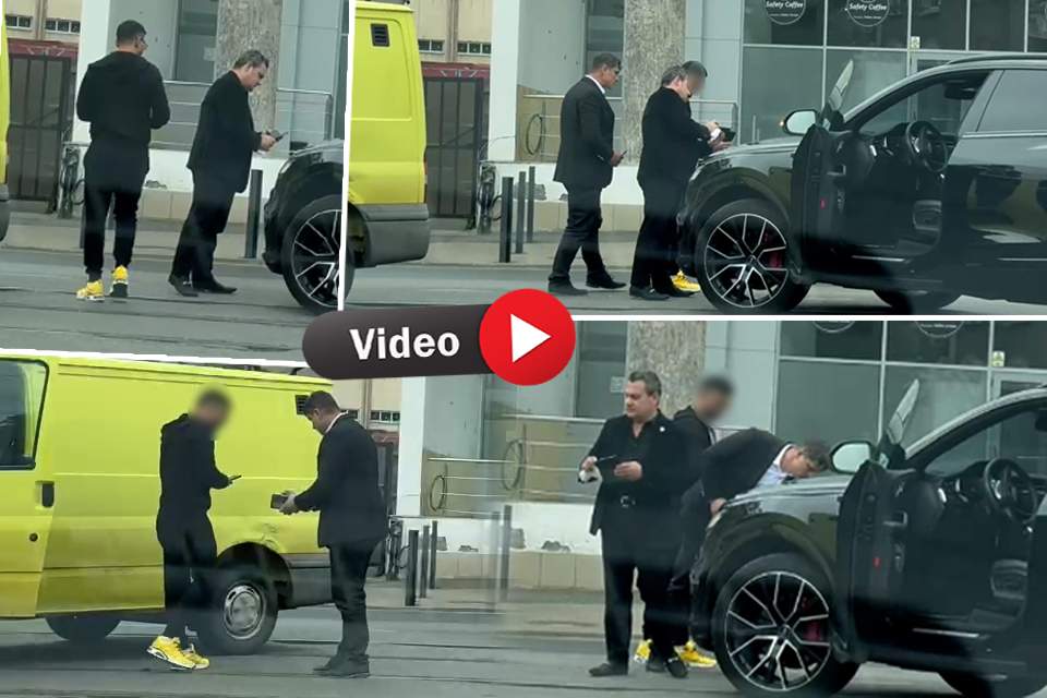 Ionuț Dolănescu, implicat într-un accident rutier, chiar la înmormântarea lui Mircea Cîmpeanu, soțul Mariei Ciobanu! Imagini exclusive