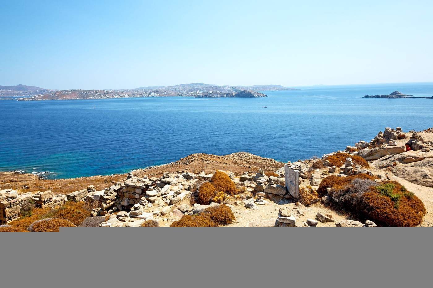 Celebru în delos grecia istoriecal acropolis ruina site-ul