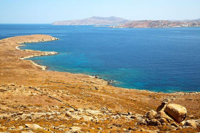 Celebru în delos grecia acropola istorică