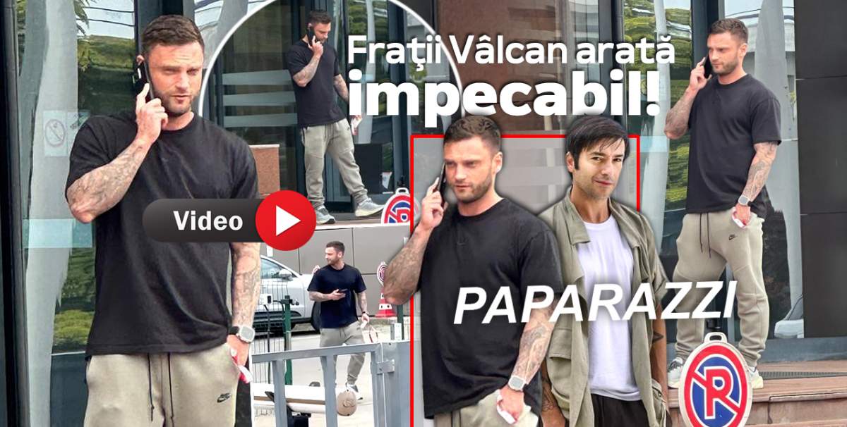 Imagini rare și exclusive cu fratele mai mic al lui Radu Vâlcan. Cristi lucrează și el la Antena și arată ca un manechin! / VIDEO