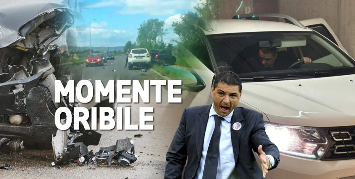 Băiețelul lui Ionel Ganea, rănit grav într-un accident rutier. Fostul fotbalist l-a ținut pe scaunul din față pe micuțul în vârstă de 2 ani / FOTO