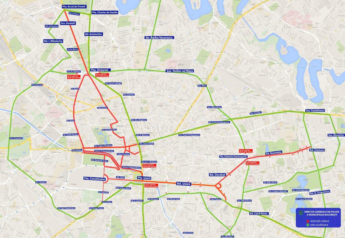 harta restrictii bucuresti