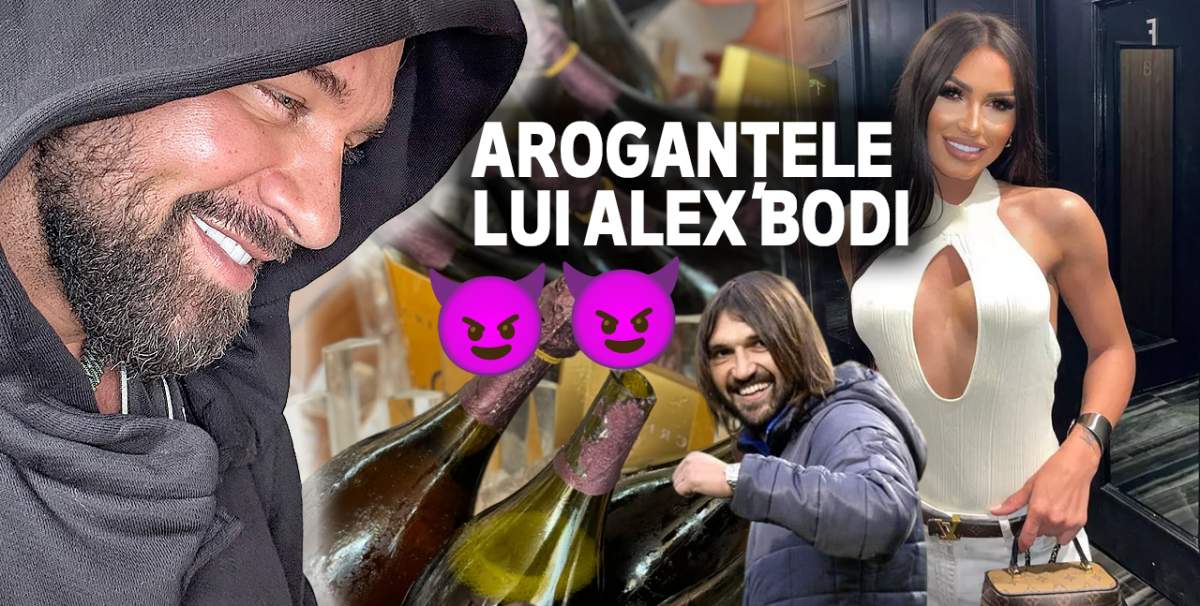 Prima reacție a lui Alex Bodi, după ce au apărut filmulețele cu soția lui Dan Alexa! Andrada ar fi ieșit din locuința afaceristului