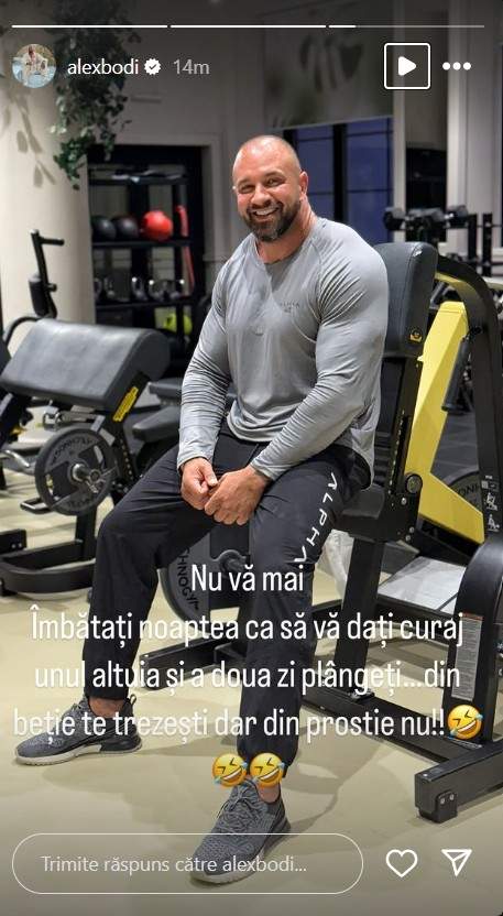 Prima reacție a lui Alex Bodi, după ce au apărut filmulețele cu soția lui Dan Alexa! Andrada ar fi ieșit din locuința afaceristului