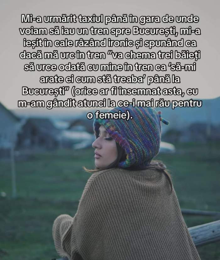 mesajul artistei