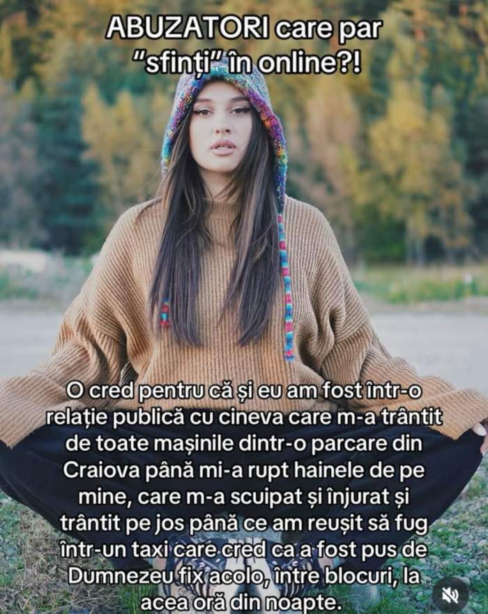 mesajul artistei
