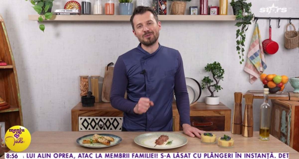 Mușchiuleț de porc cu bacon la cuptor după rețeta lui Chef Horia Manea. Secretul pentru un preparat delicios