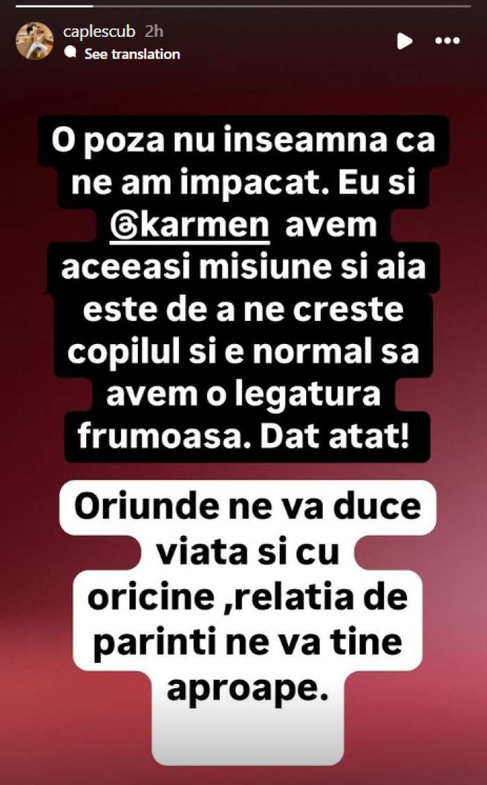 Bogdan Căplescu, reacție după ce s-a afișat alături de Karmen, în ipostaze apropiate. Ce spune despre împăcarea cu fosta soție