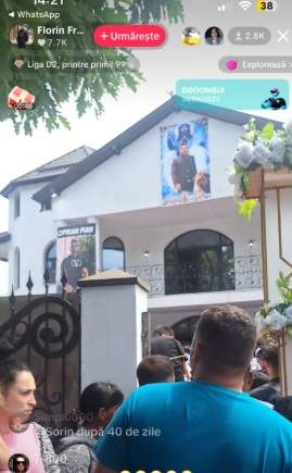Imagini de la priveghiul lui Ciprian Pian. Când va fi înmormântat fratele lui Emi Pian / FOTO