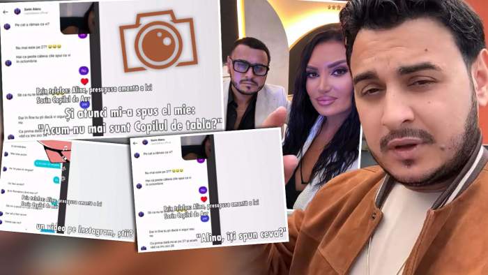 Conversații explozive între Sorinel Copilul de Aur și presupusa amantă. Alina ar urma să nască în 3 săptămâni / FOTO