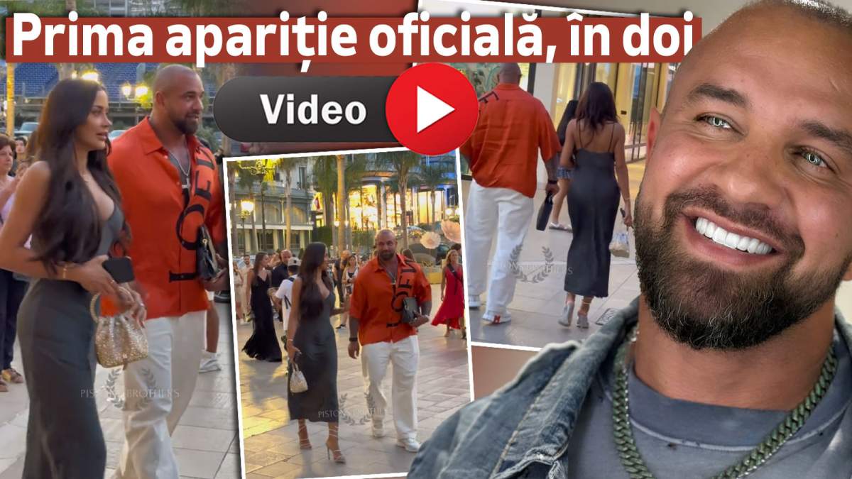 Alex Bodi, primele imagini alături de iubita lui, Anca! Au atras toate privirile la Monaco / VIDEO